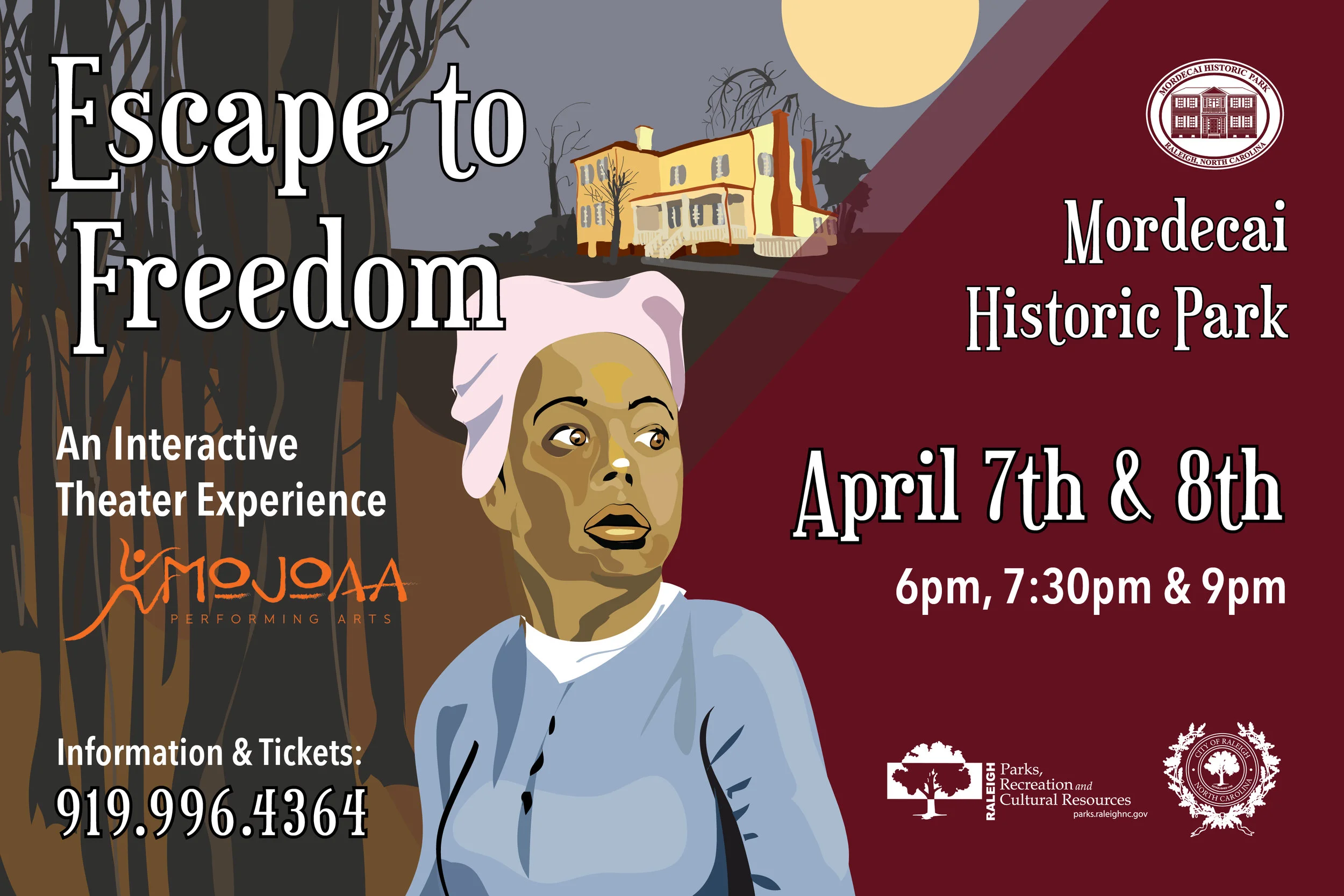Escape to Freedom Postcard