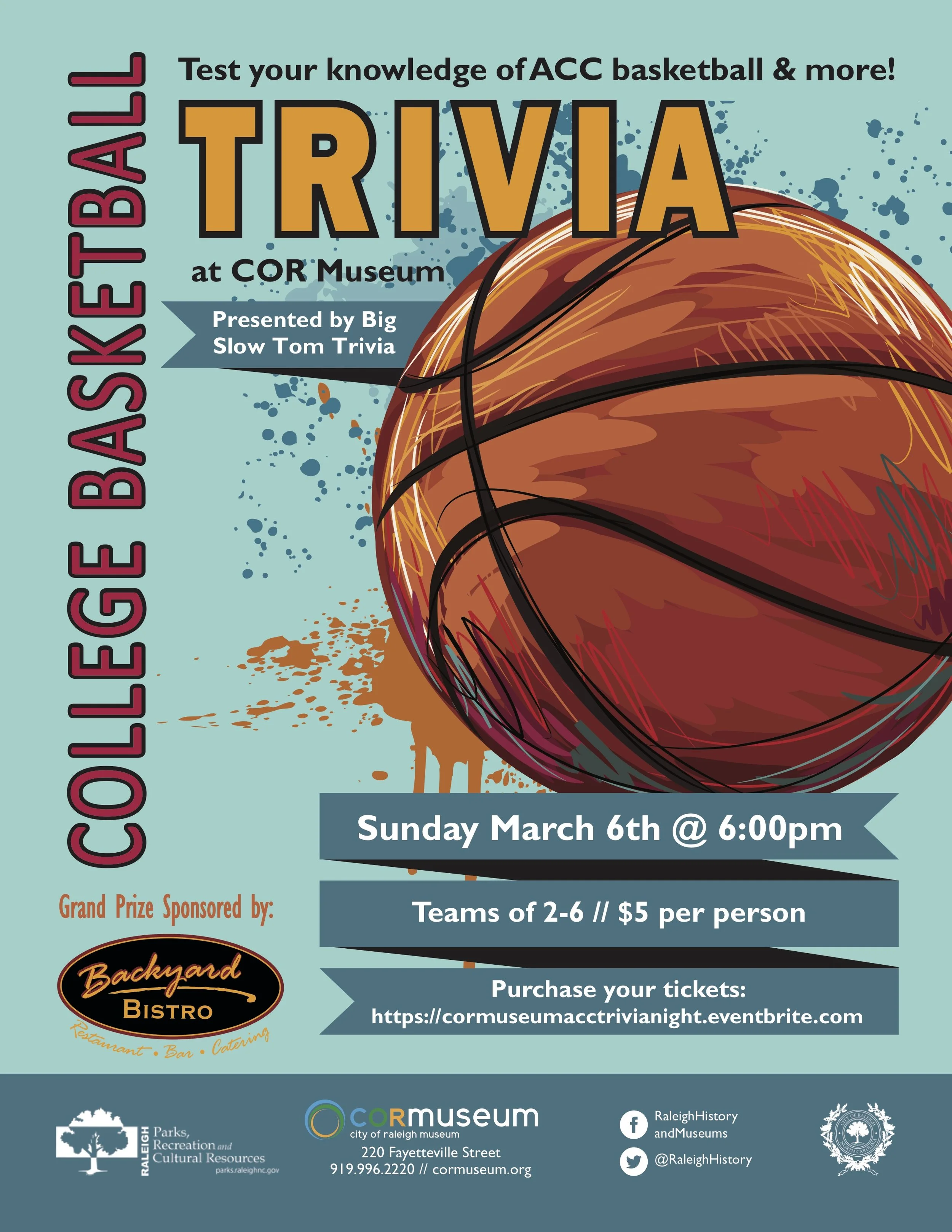Basketball Trivia Flyer