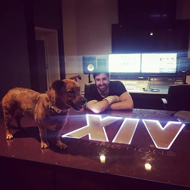 Take your dog-ter to work day. 📷: @kimmibrianna 
#cleveland #studio #dogsofinstagram #studiodog #engineer #producer #PennyGirl #sausagedogcentral #WeenieOnTheBeat #CutDaCheck #xiv