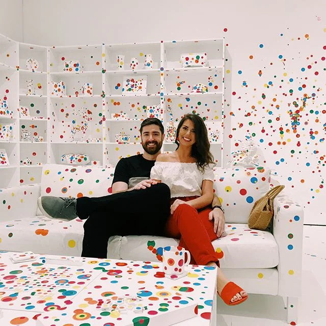 Had the best day celebrating @kimmibrianna birthday and checking out the #infinitekusama exhibit at @clevelandmuseumofart 
By far the coolest art exhibit I&rsquo;ve experienced and on such a special day. Even made a cameo on @fox8newscleveland! 
#inf