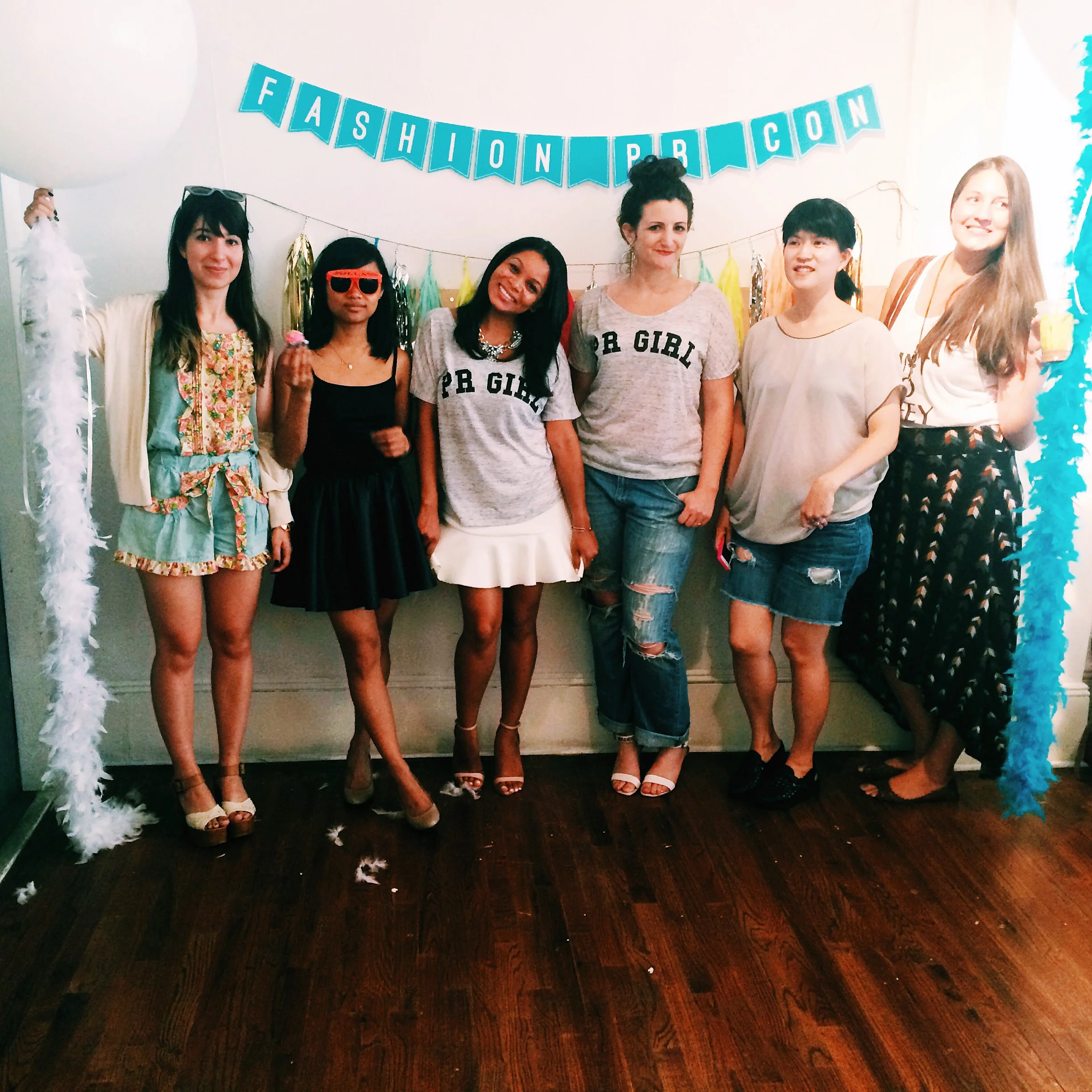 The ladies of Small Girls PR, Danika Daly PR, PR Couture, The Avant Collective, and Rich PR showing some PR Girl love!