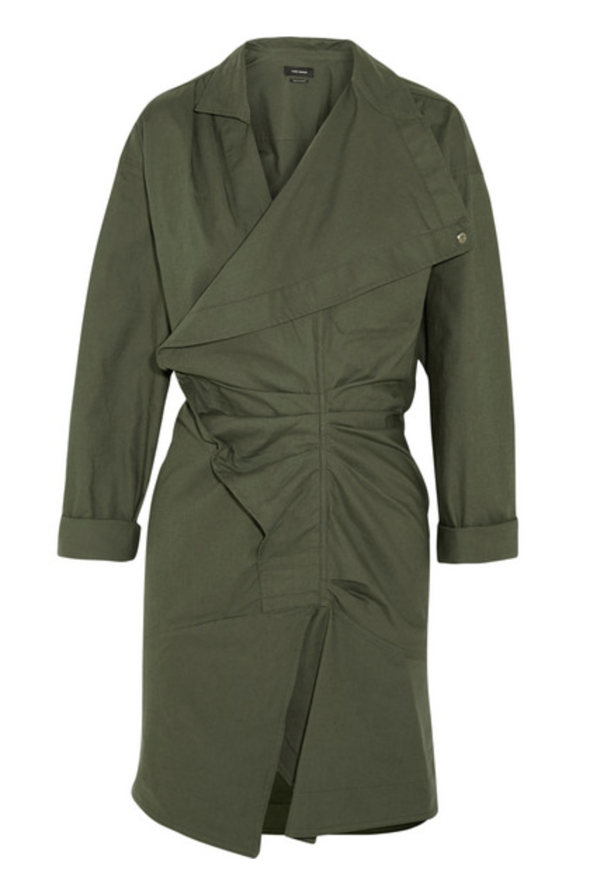   Isabel Marant Garrison Wrap Mini Dress  