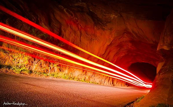 "Coming and going" Red Rocks photo art by Andrew Kowalyshyn