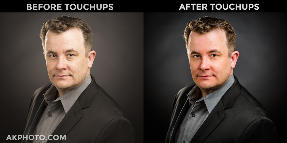 Before and After LinkedIn Headshot Edits (AKPHOTO, Denver)