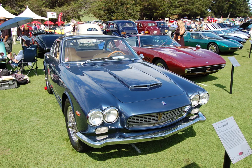 1963 Maserati Sebring. Not to be confused with that Chrysler you rented 5 years ago.