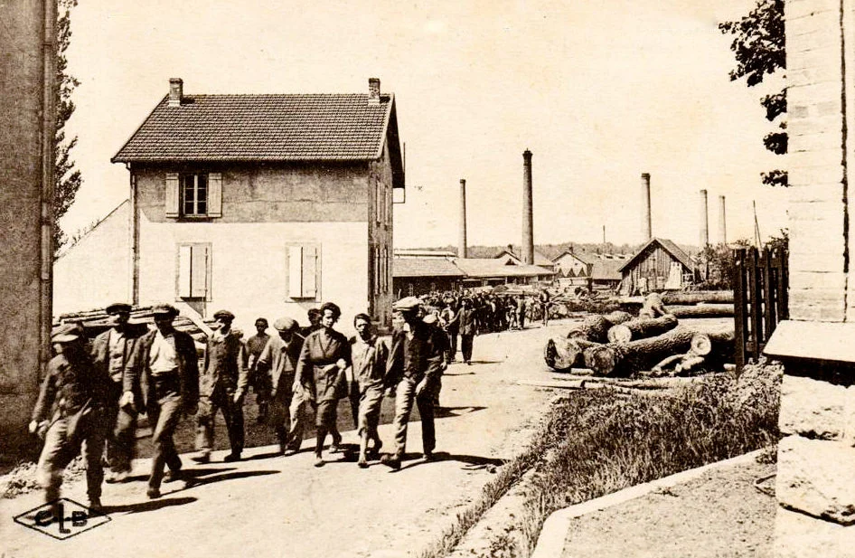 Faiencerie Badonviller - Sortie du personnel