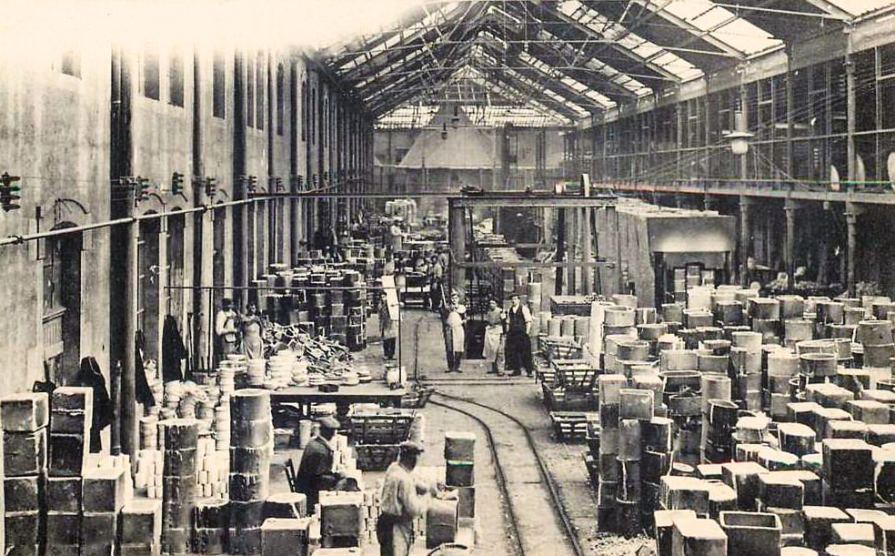 Faiencerie Luneville - Halle des fours droits 