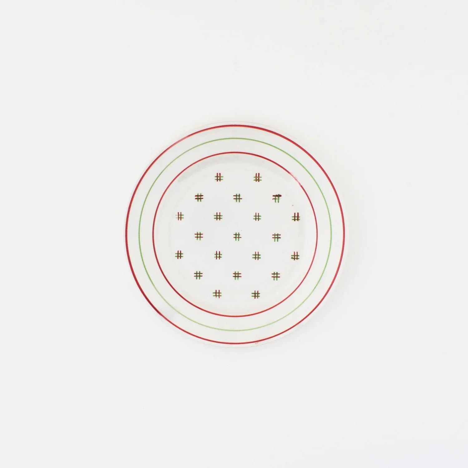 Assiette S - Quadrille x6