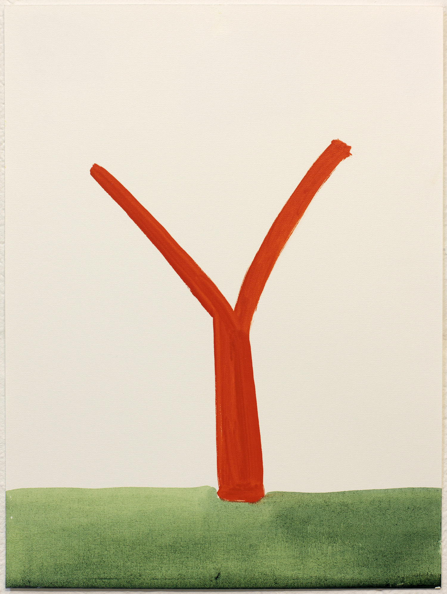   Untitled &nbsp;2014  Oil on paper  40 x 30 cm 