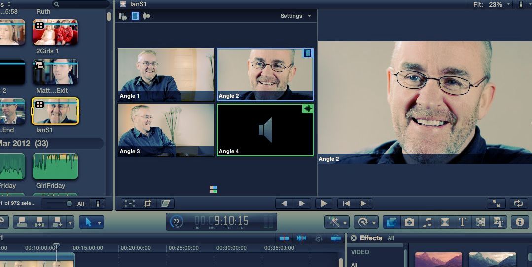 Edit Screen: Multi Cam for full creative edit expression