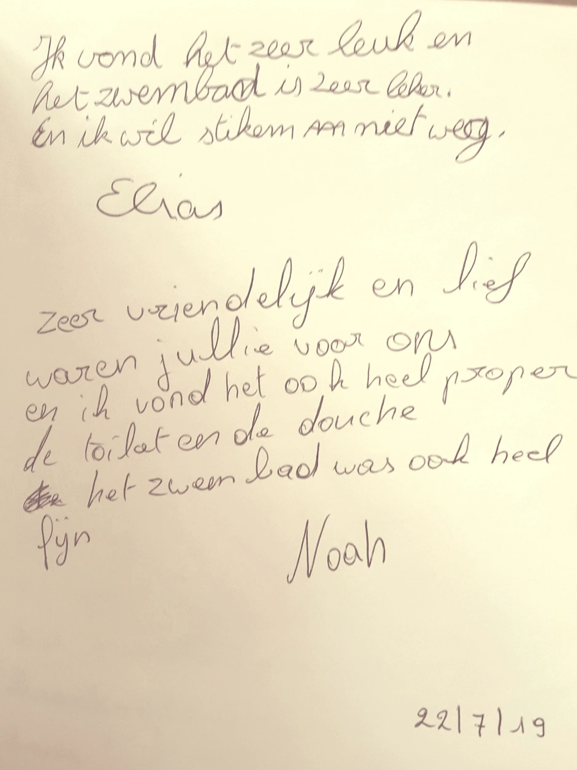 Elias 8 jaar en Noah 10 jaar