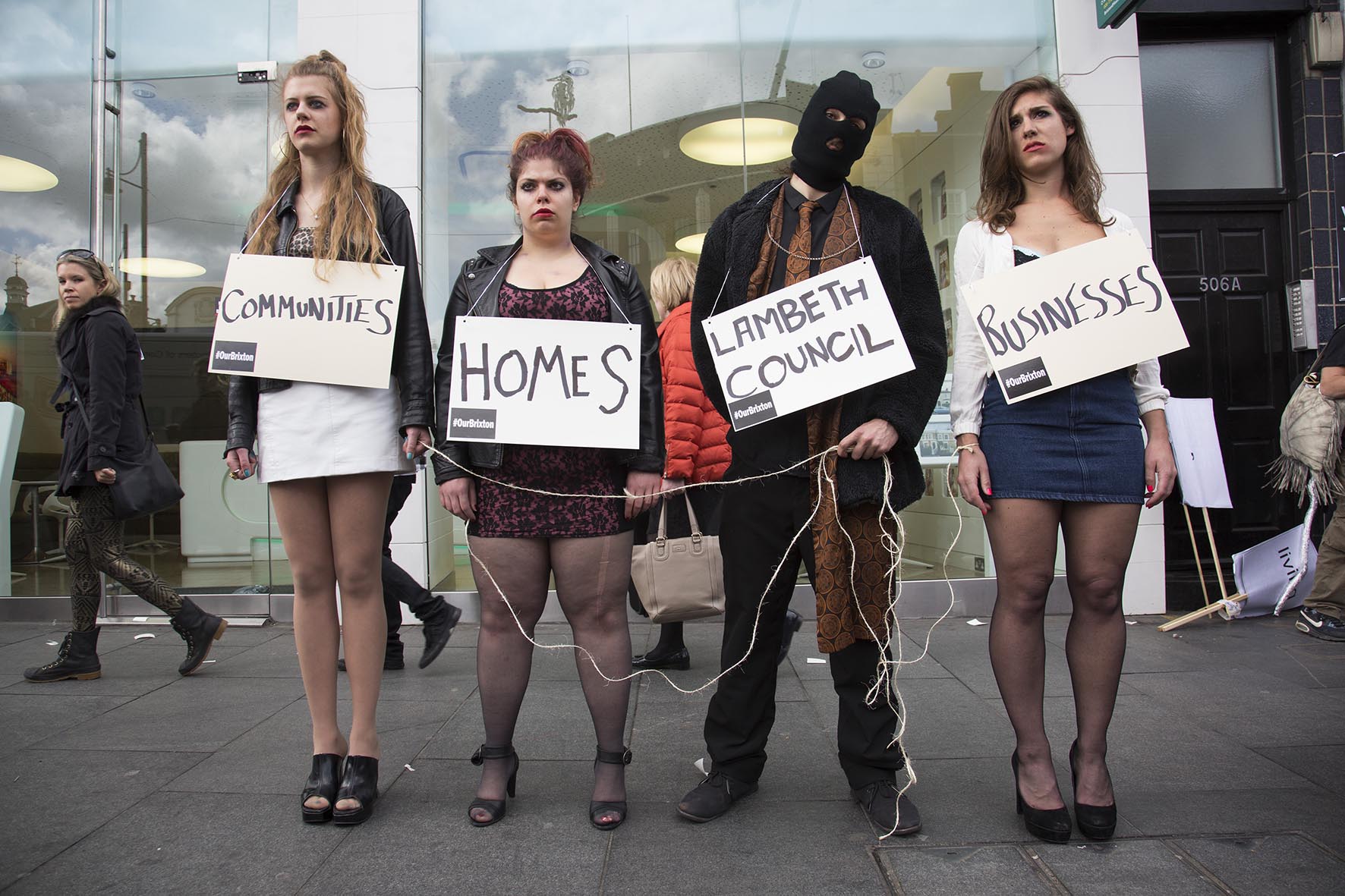  With gentrification devastating Brixton’s character and community, local activists gathered for a ‘Reclaim Brixton’ protest. 