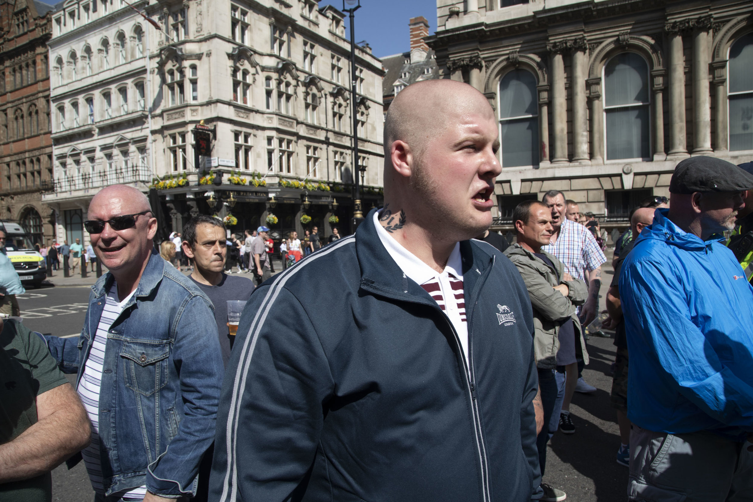  'Democratic' Football Lads Alliance 'day of freedom' for free speech in London. 