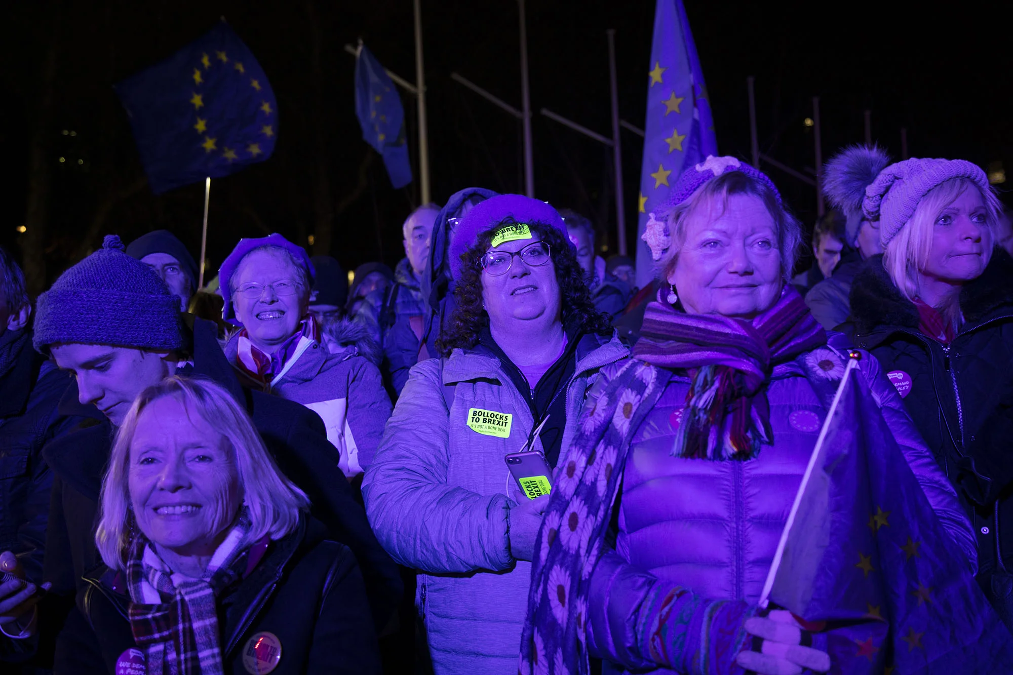 Remainers await the result on the day of the first ‘meaningful vote’ when MPs will back or reject the Prime Minister’s Brexit Withdrawal Agreement on 15th January 2019.