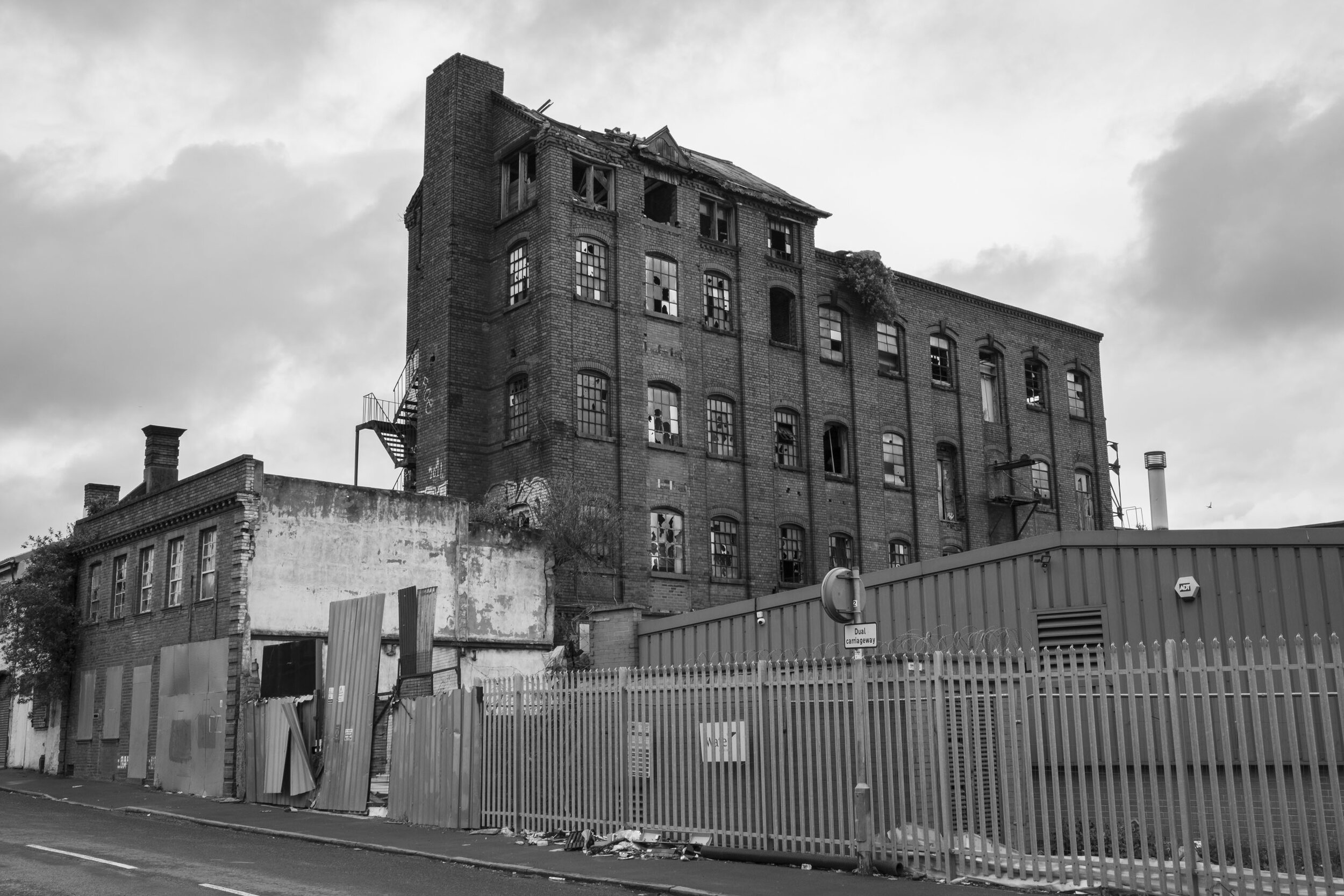  Abandoned building reflecting the desolate atmosphere within the whole city. April 2020. Nechells. 