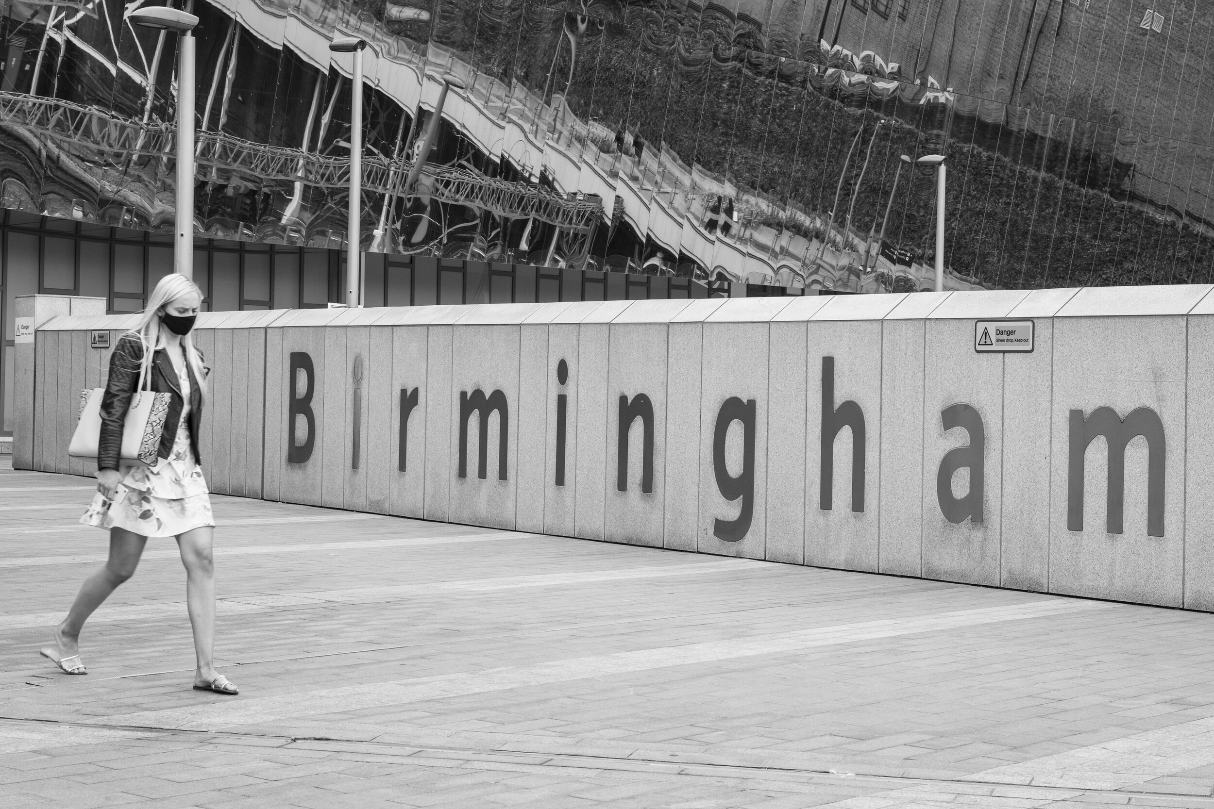  Birmingham is added to the 'watch list' of critical areas which now face a local lockdown. August 2020. City Centre. 