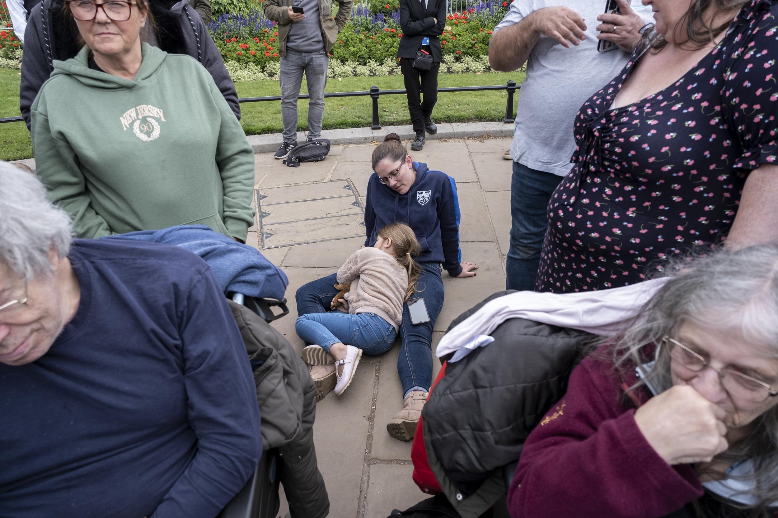  A long day for young and old at the State Funeral. 