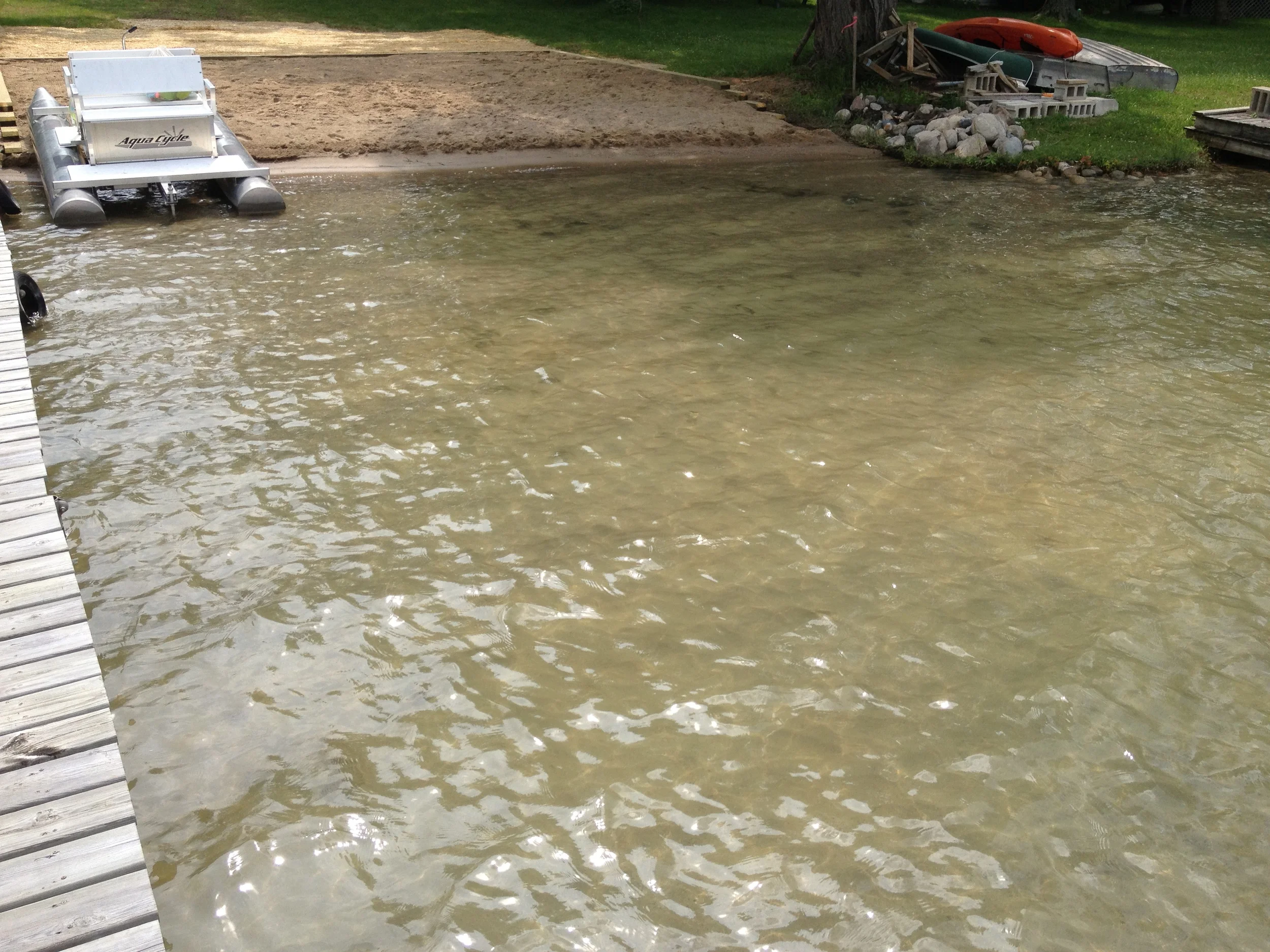 Lake Bottom Sanding with Upland Beach - Pinckney, MI