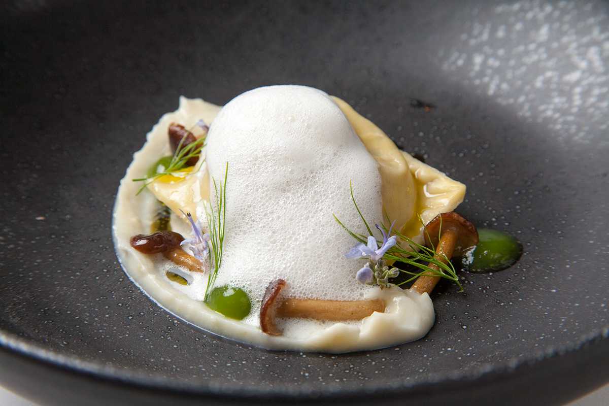 Duck Confit Ravioli with Fennel