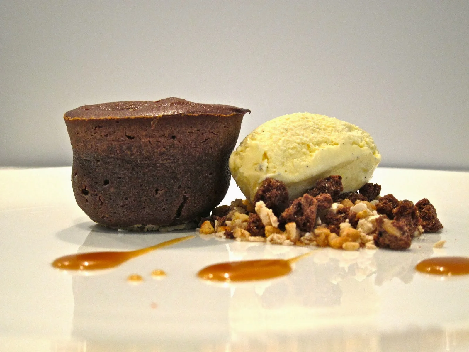 Coulant (Chocolate Lava Cake) Vanilla Ice Cream