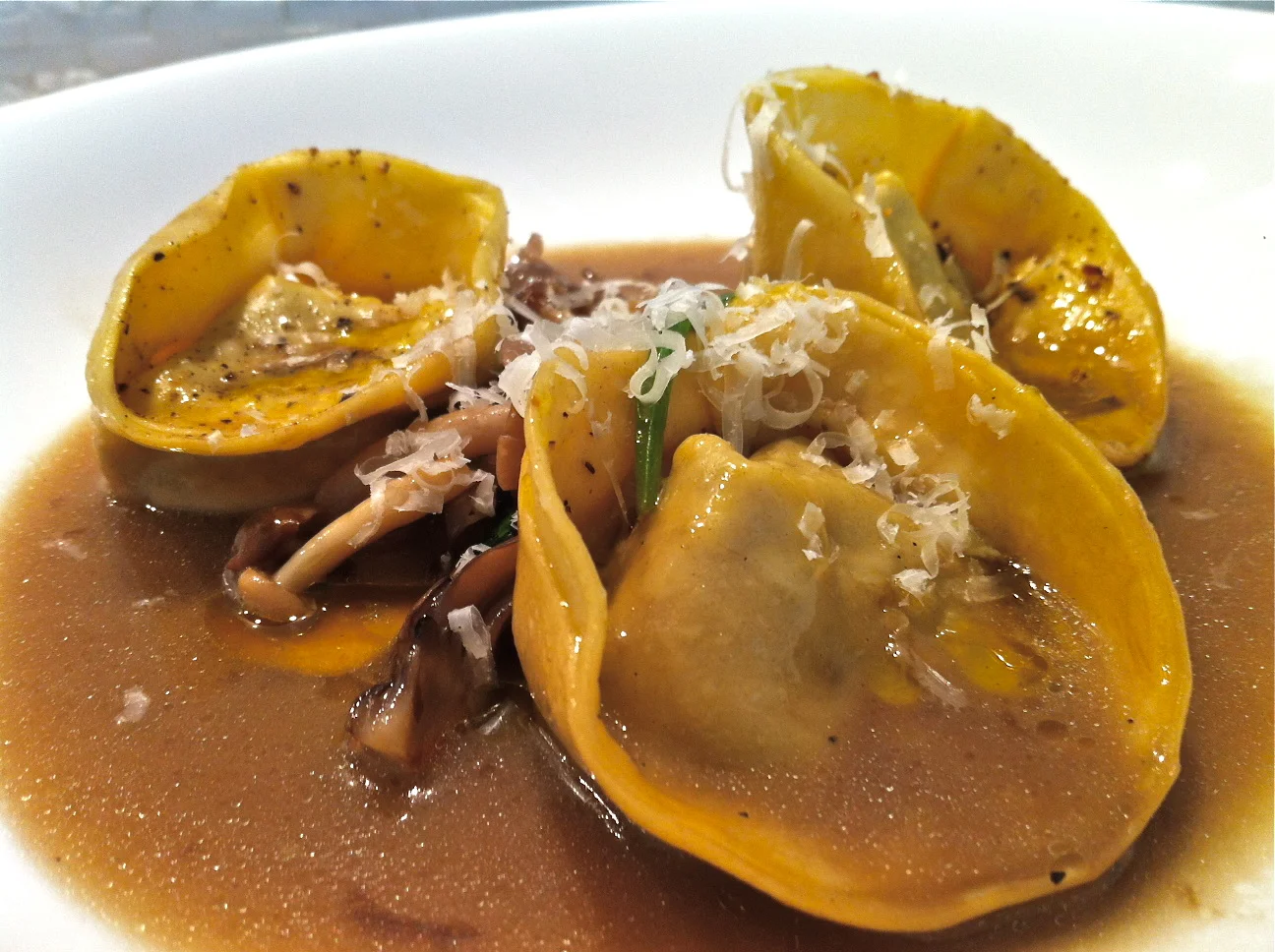 Homemade Wild Mushroom Tortellini