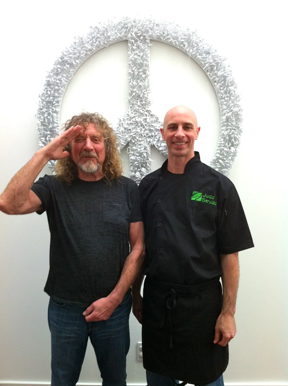 Lunch with Robert Plant, Pistachio Financier with Pistachio Ice Cream