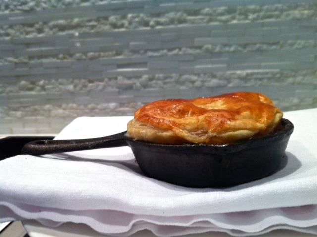 Smoked Duck Pot Pie with Cardoon and Kohlrabi