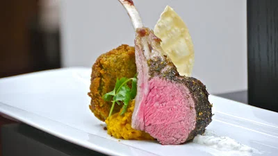 Mediterranean Lamb and Falafel