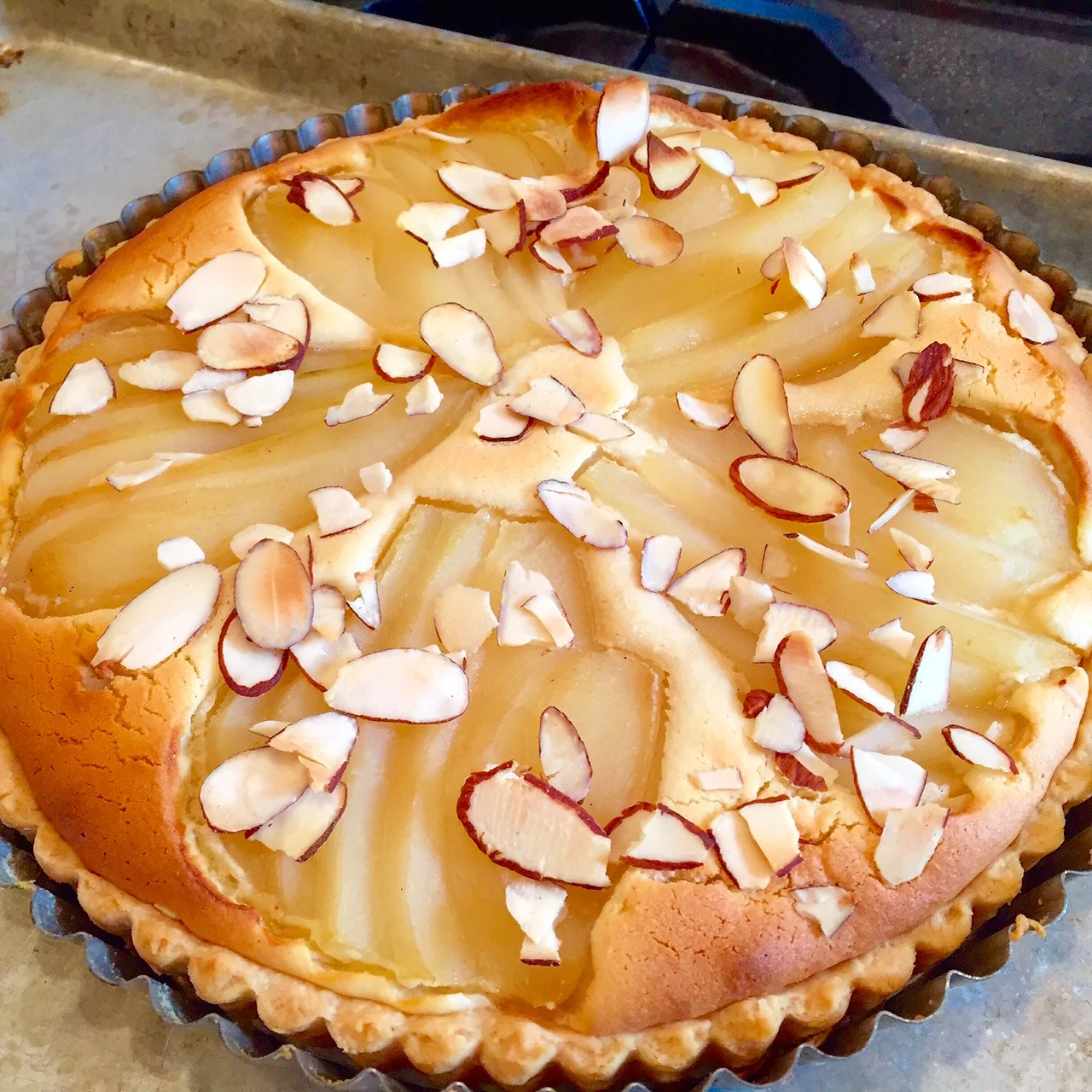 Pear and Almond Tart