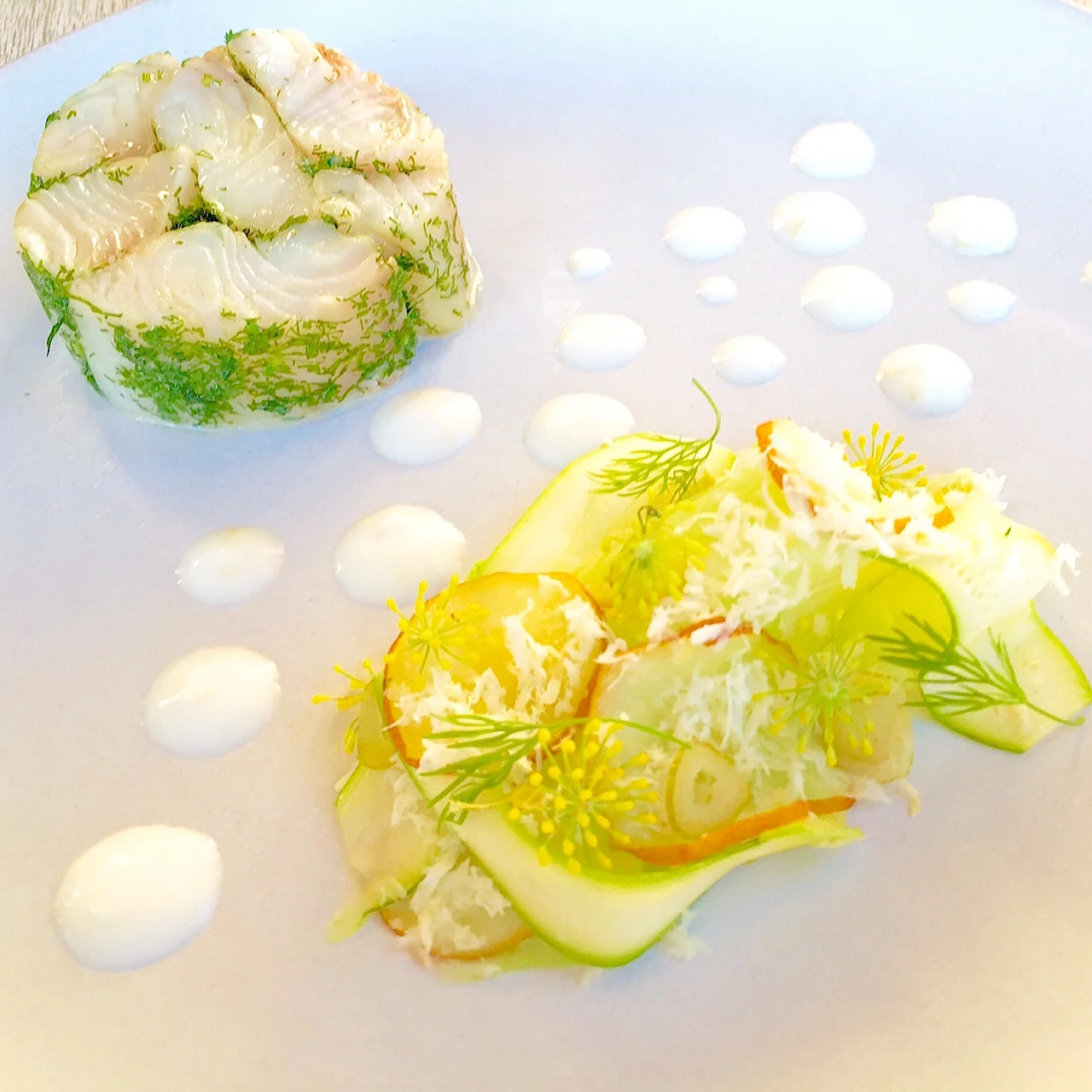 Black Cod, Dill, Fermented Pear, Fennel