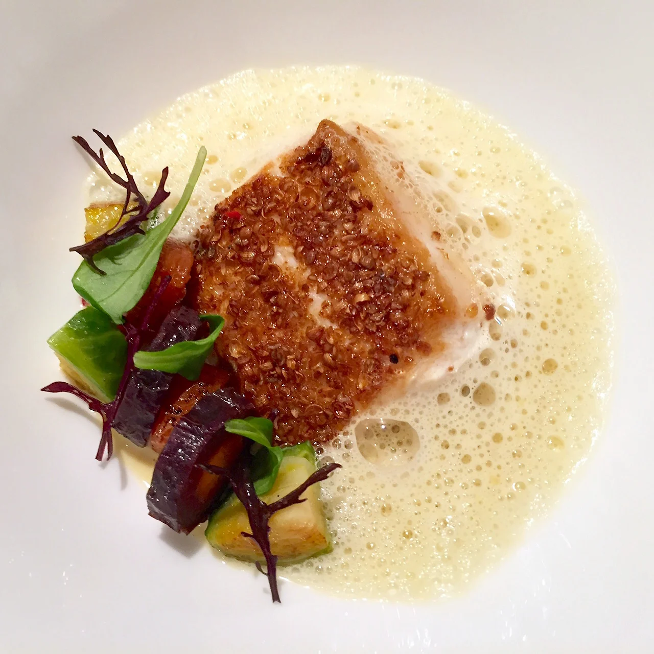 Escolar, Coriander, Carrots, Vanilla