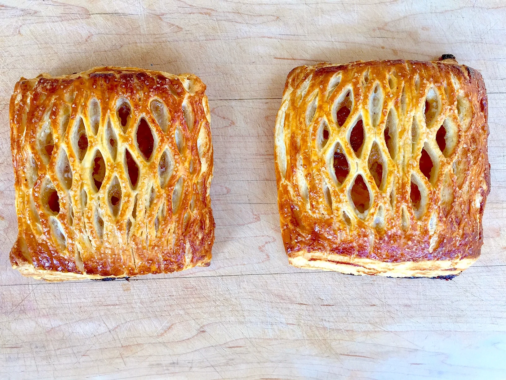 Nectarine and Cheese Danish