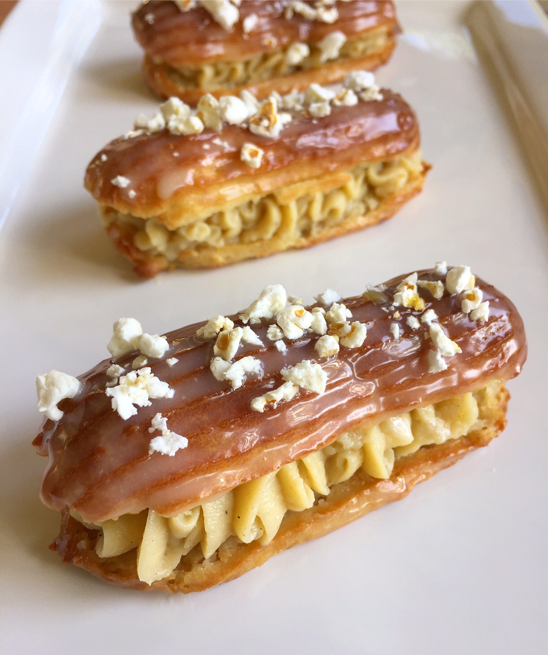 Corn-orochata Eclairs 