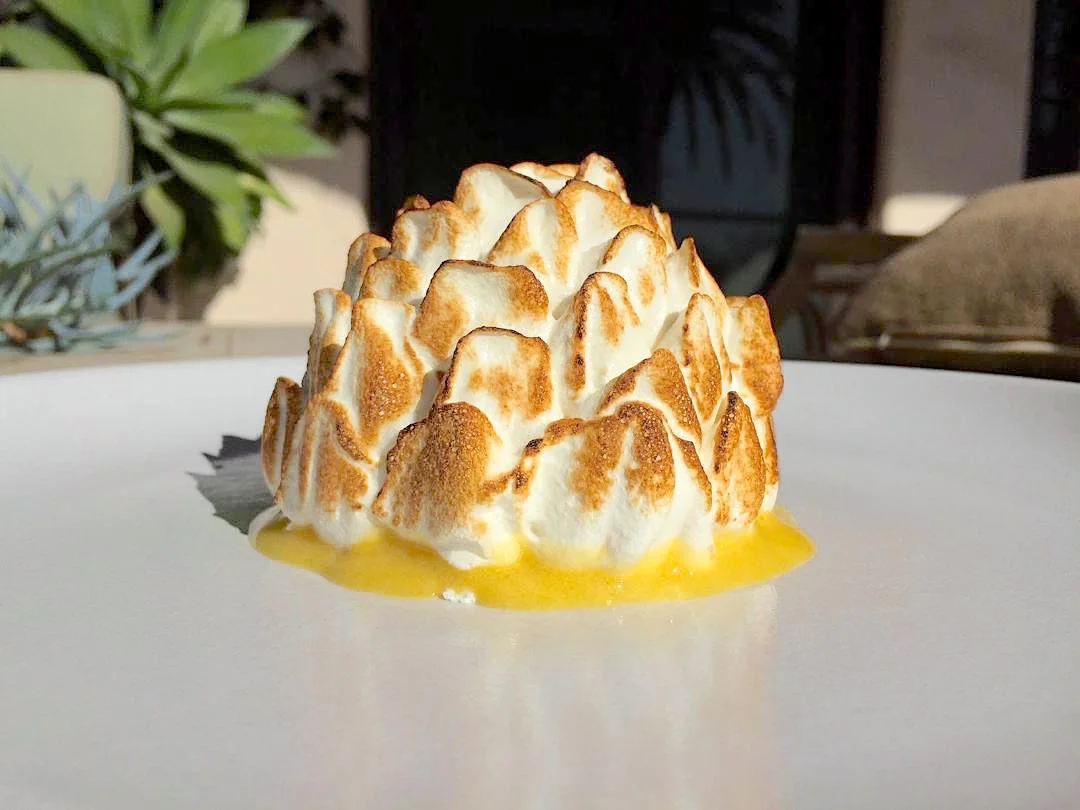 Passion Fruit and Coconut Baked Alaska