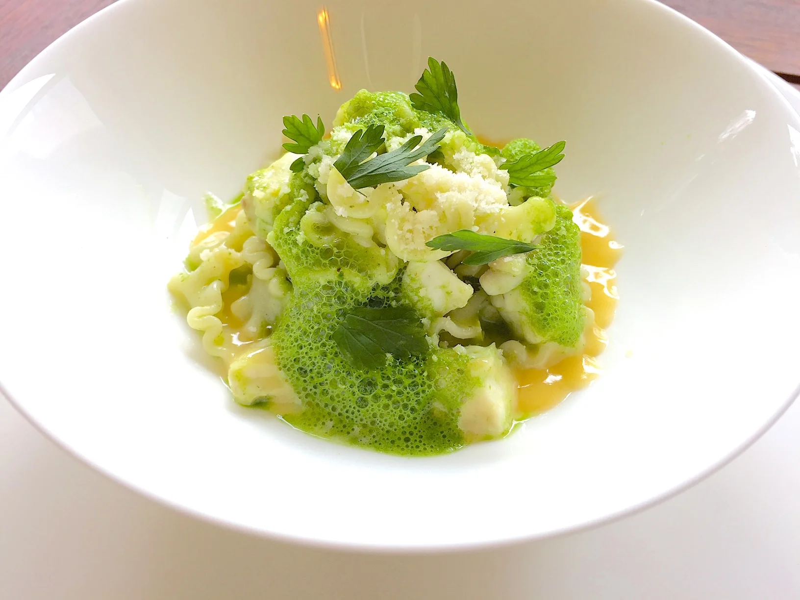 Snapper Mafaldine Pasta With Lemon Butter