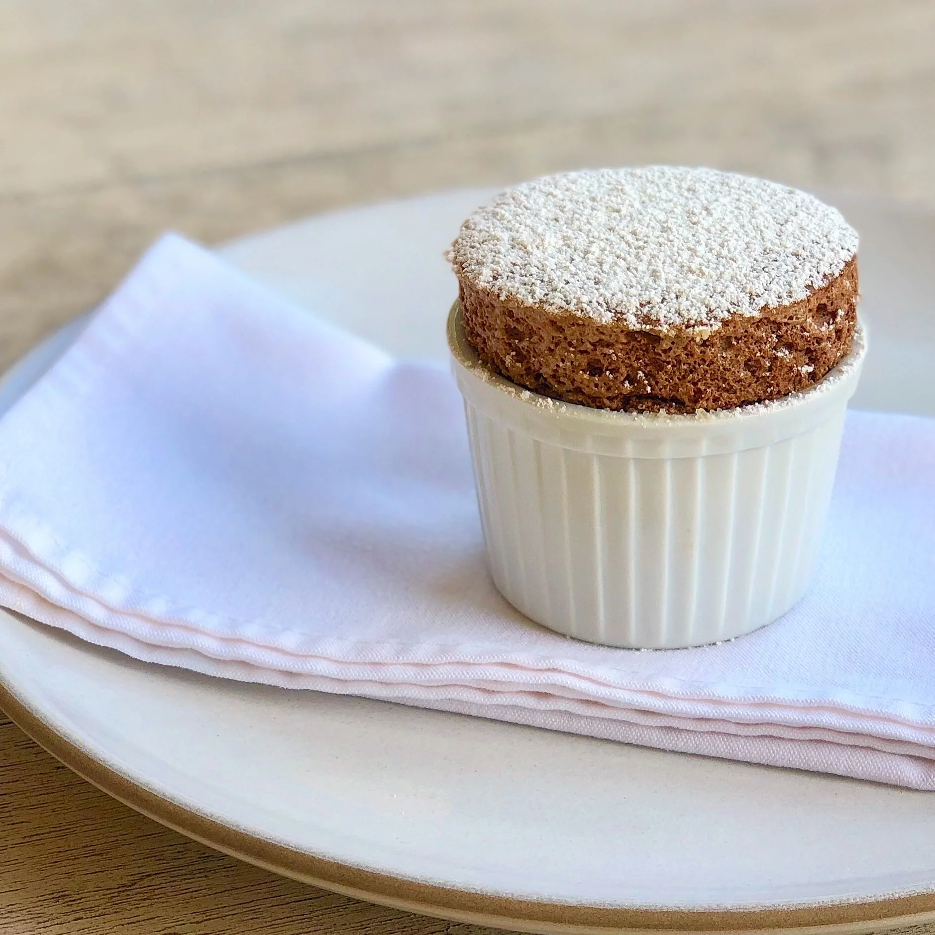Chocolate Souffle with Cocoa Patron