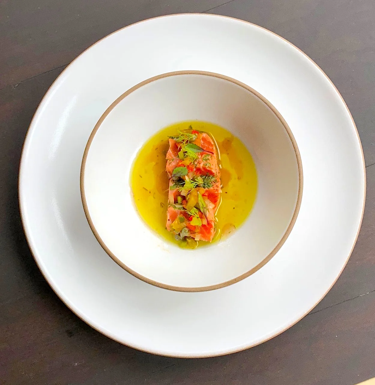 Salmon Escabeche