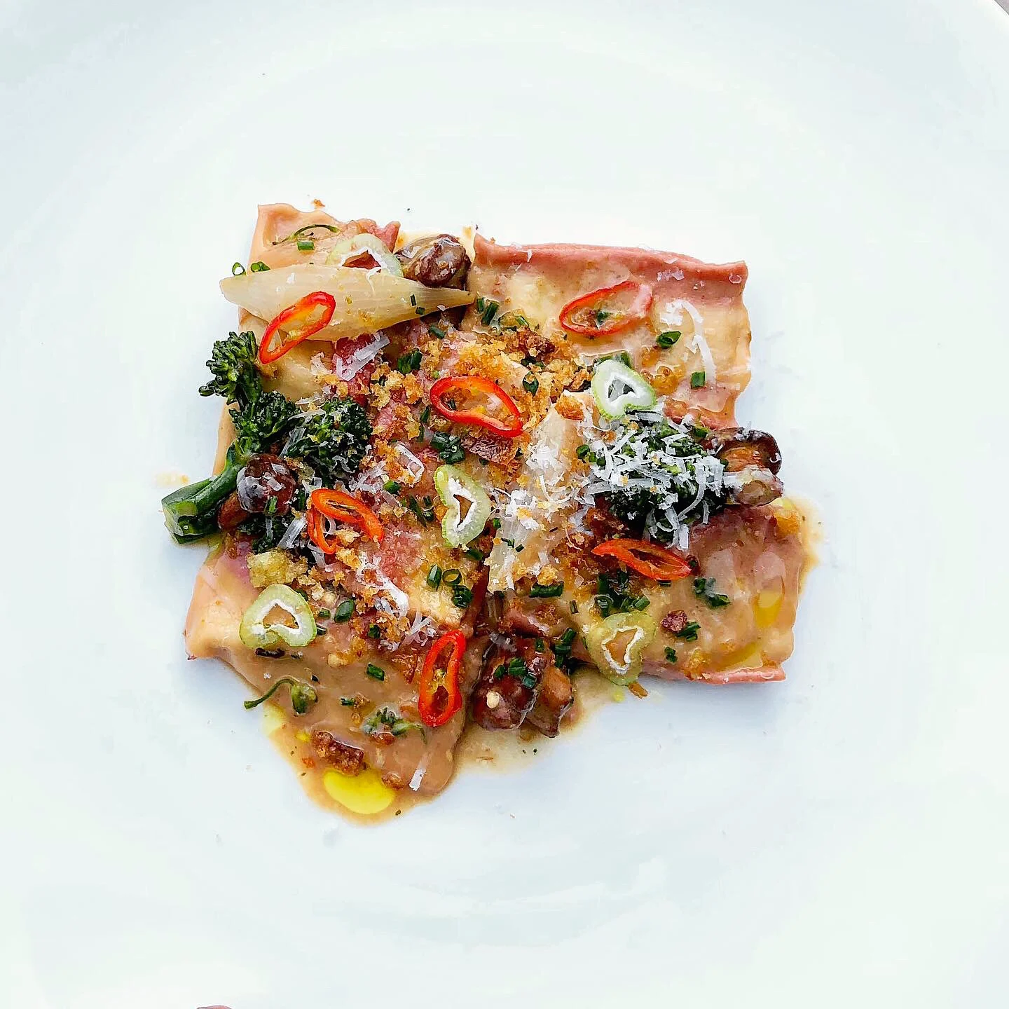 beet ravioli with eggplant.JPG