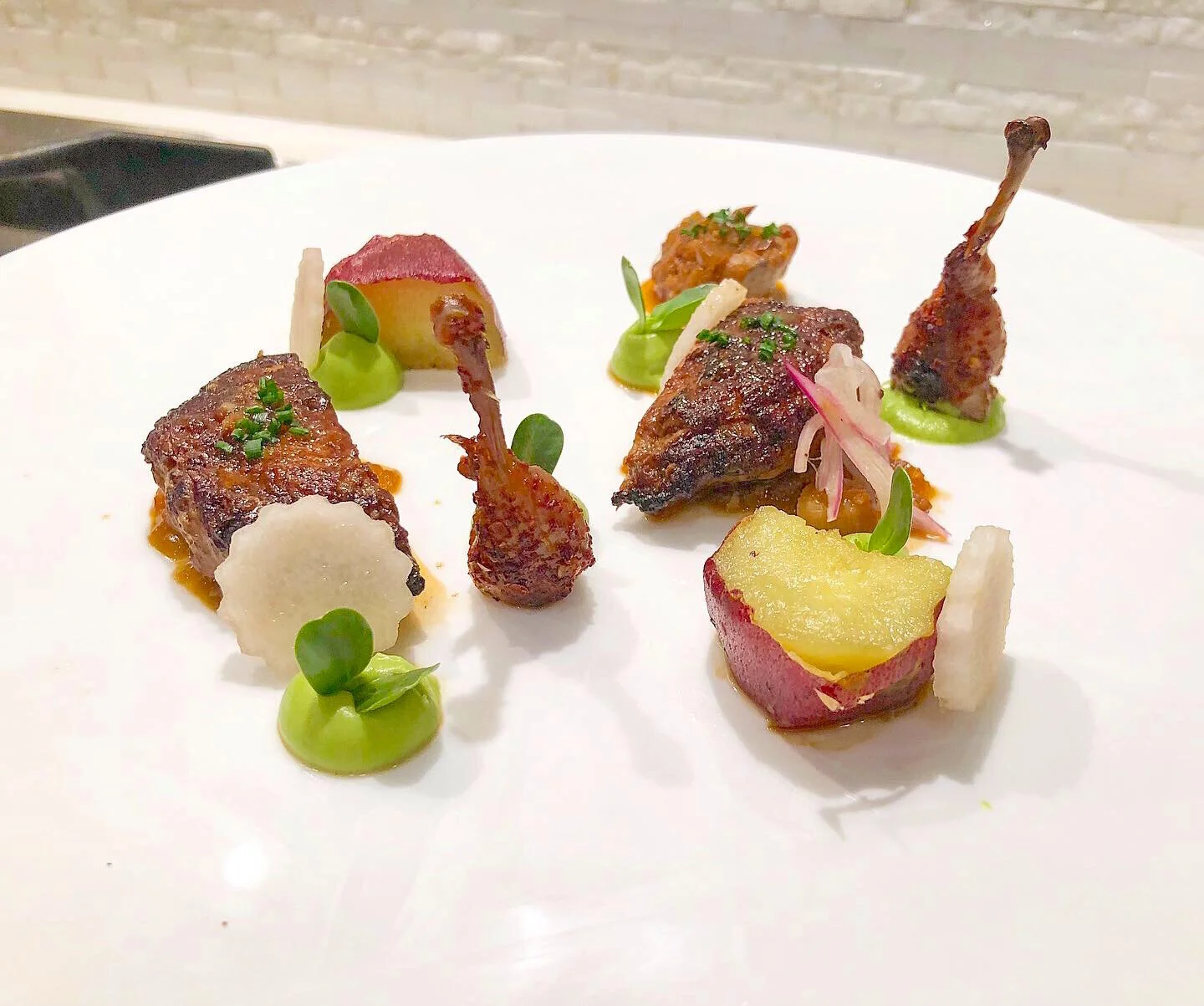 Quail, Broccoli, XO.JPG