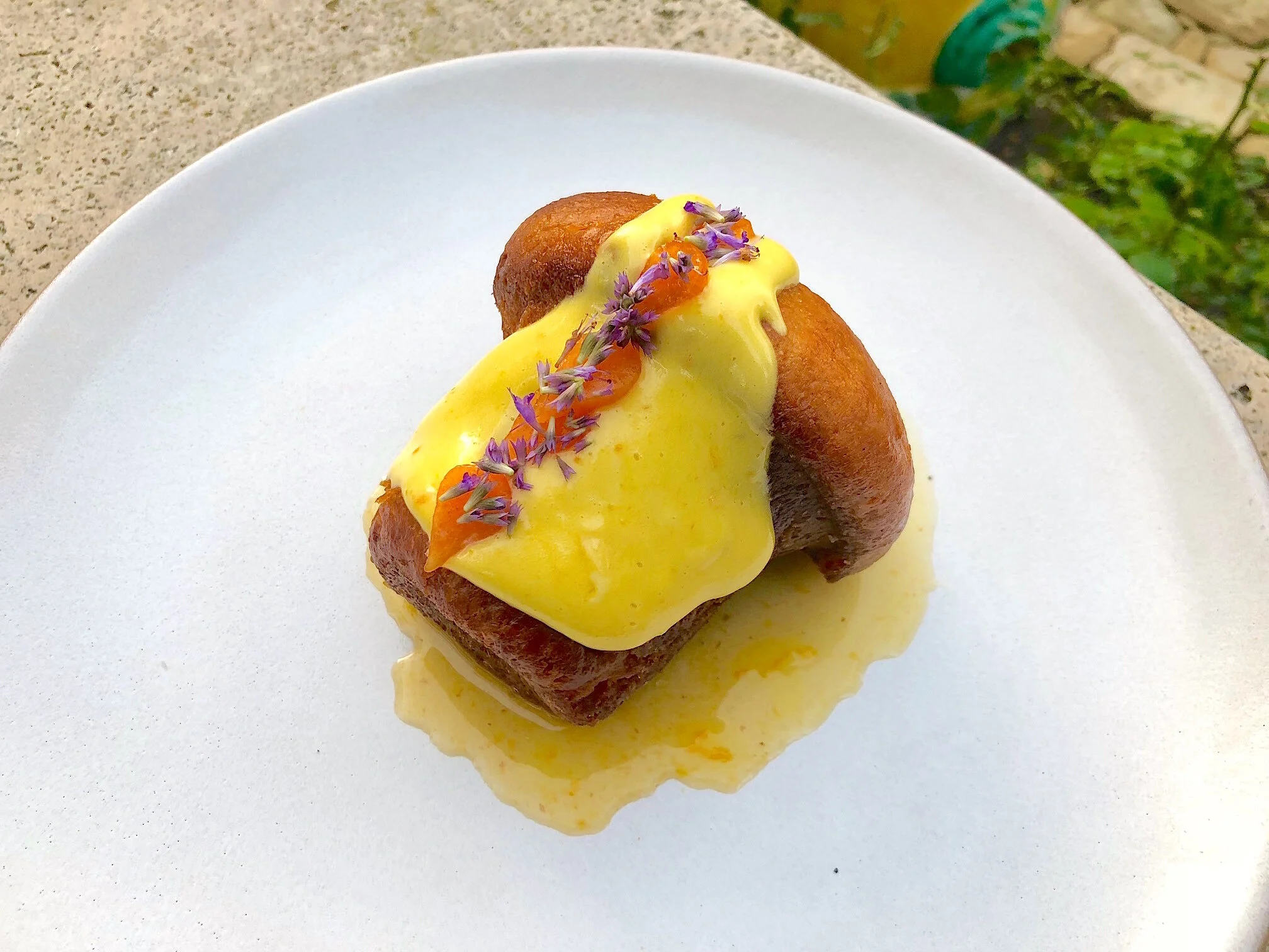 Persimmon and Orange Baba