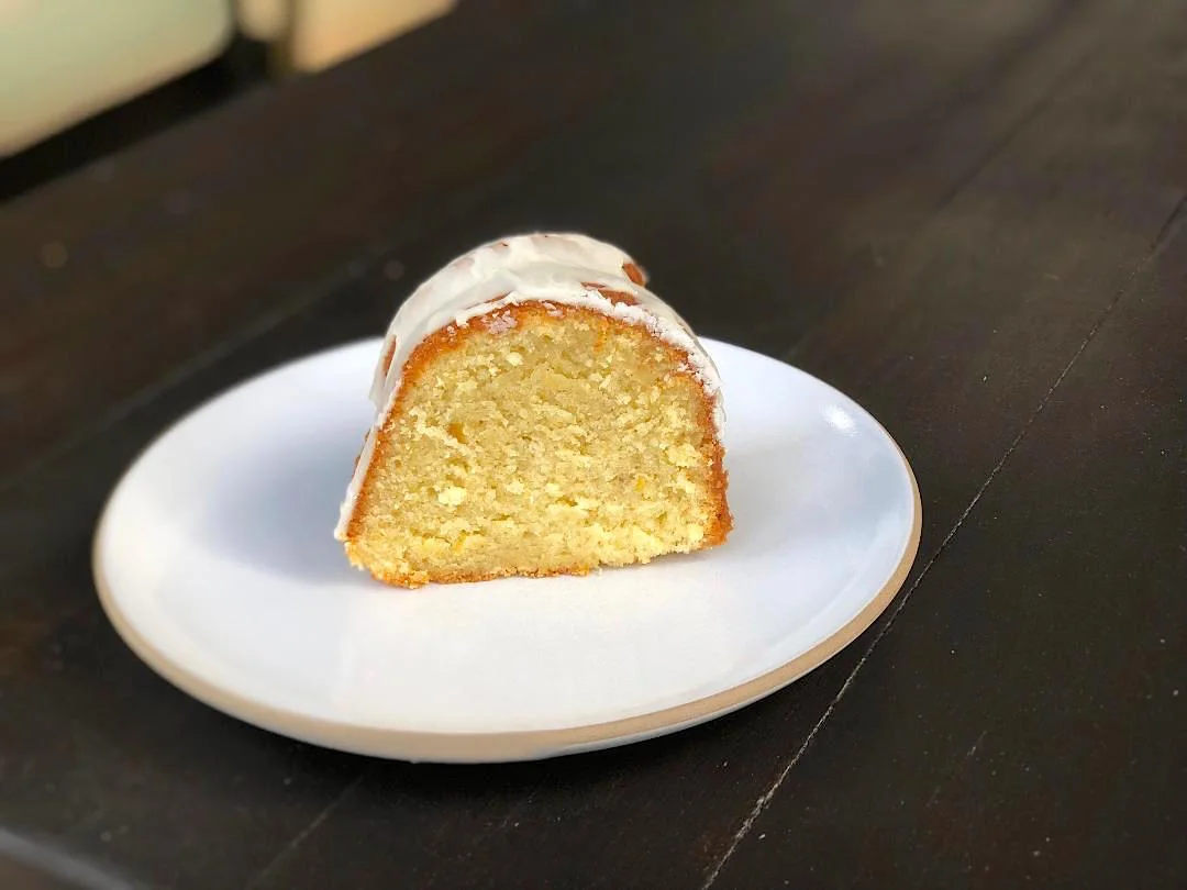 Lemon Pound Cake with Candied Buddha Hand