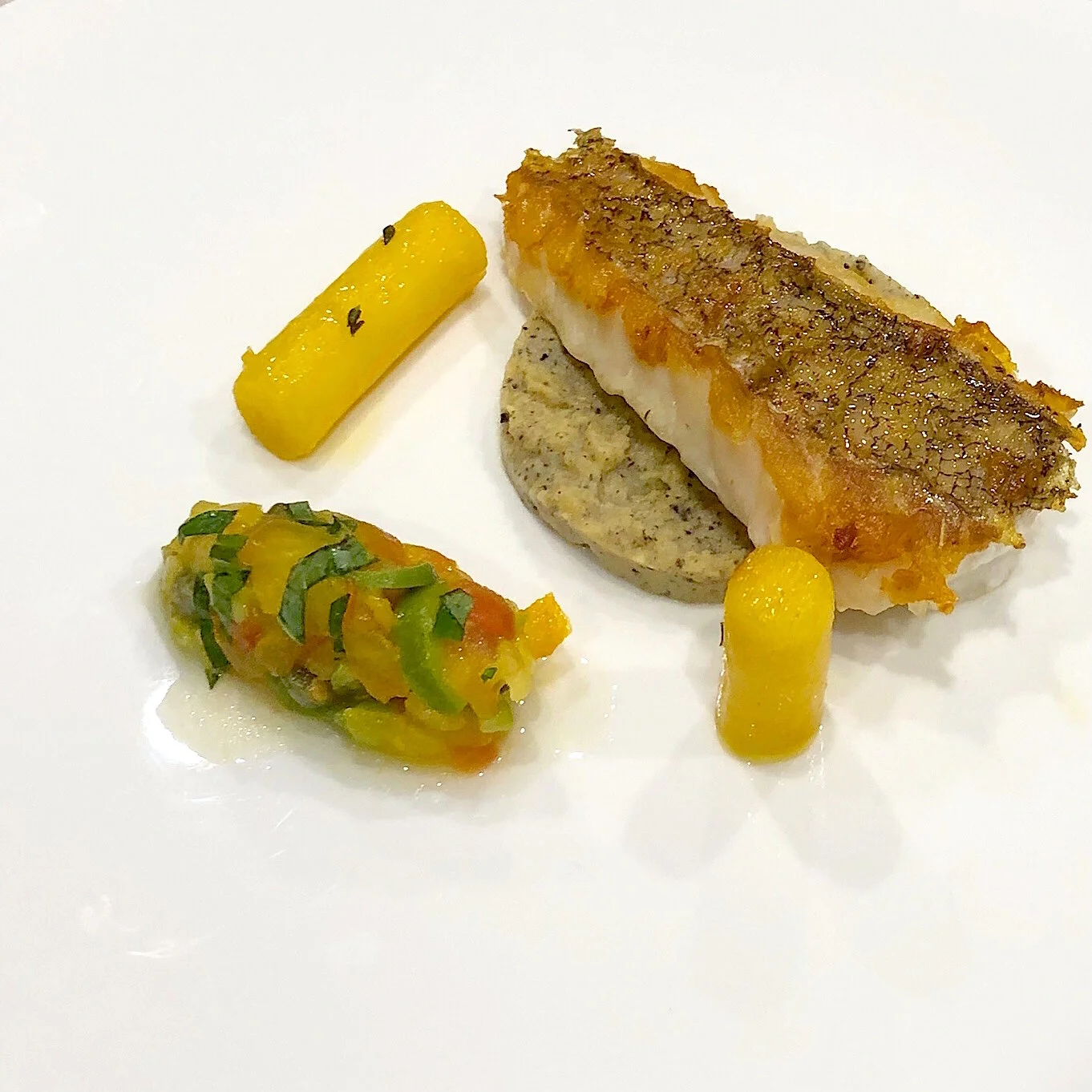 Tilefish with Rutabaga and Truffle