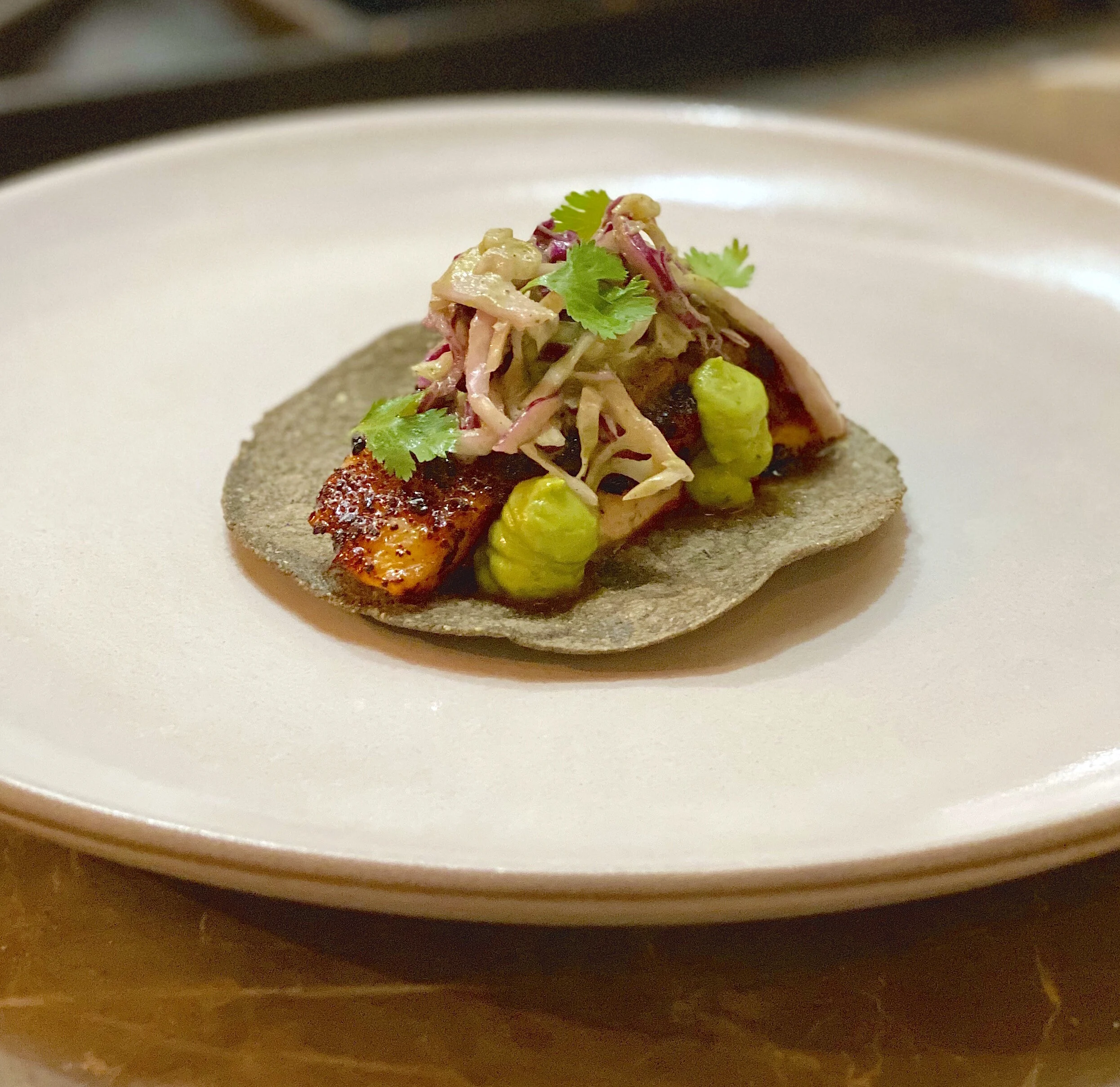 Fish Taco with Cabbage Slaw
