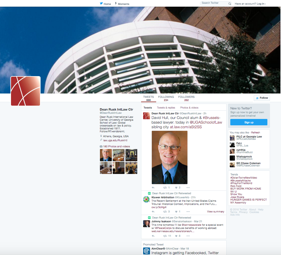 Twitter design