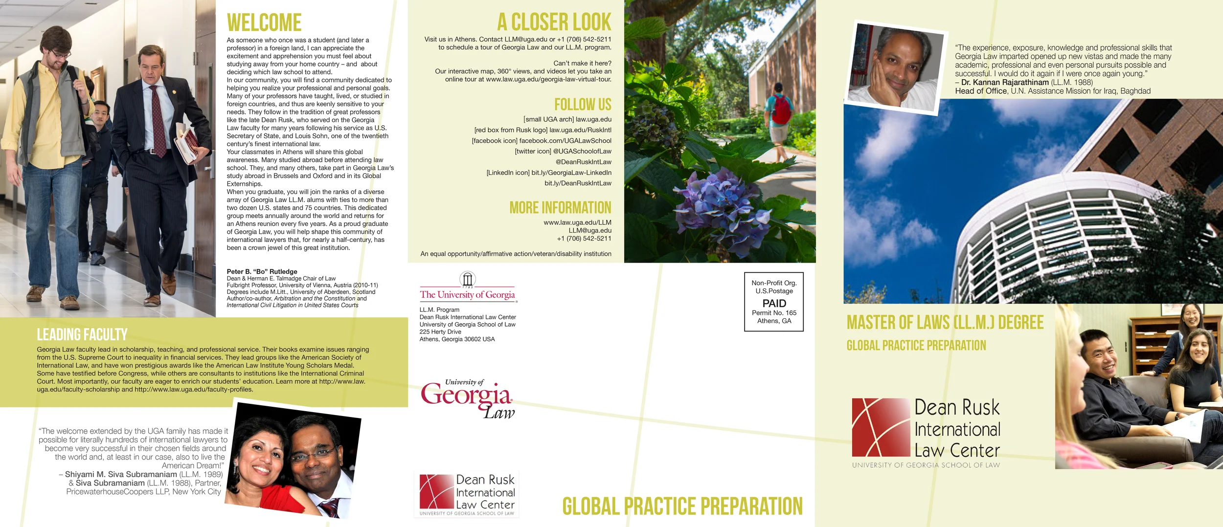 Rusk Center Global Practice (spread outside)