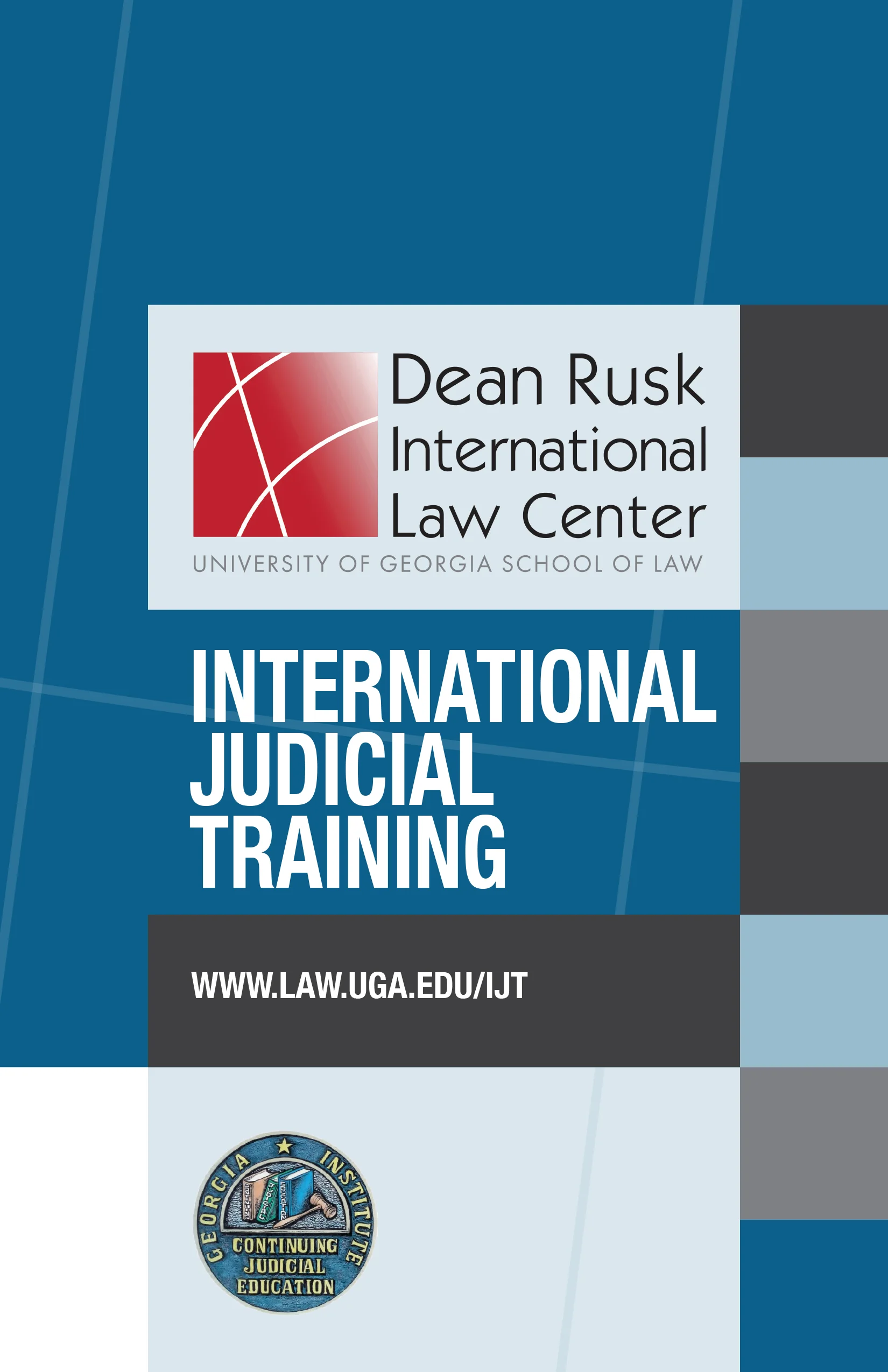 International Judicial Training Brochure (cover)