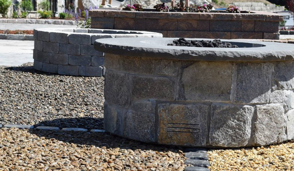 Choosing A Stone Firepit 4 Factors To, Fire Pit On Concrete Base