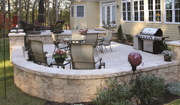 Stone Patios Ideas Benefitore Haynes - Stone Patios For Small Backyards