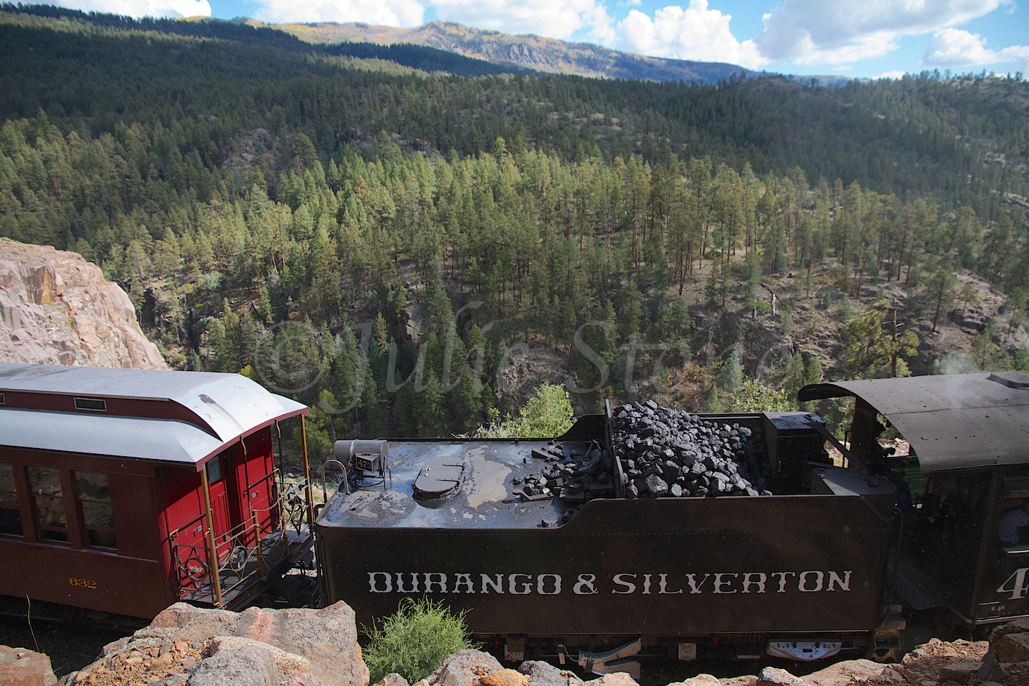 Durango-Silverton Train with Coal 2014