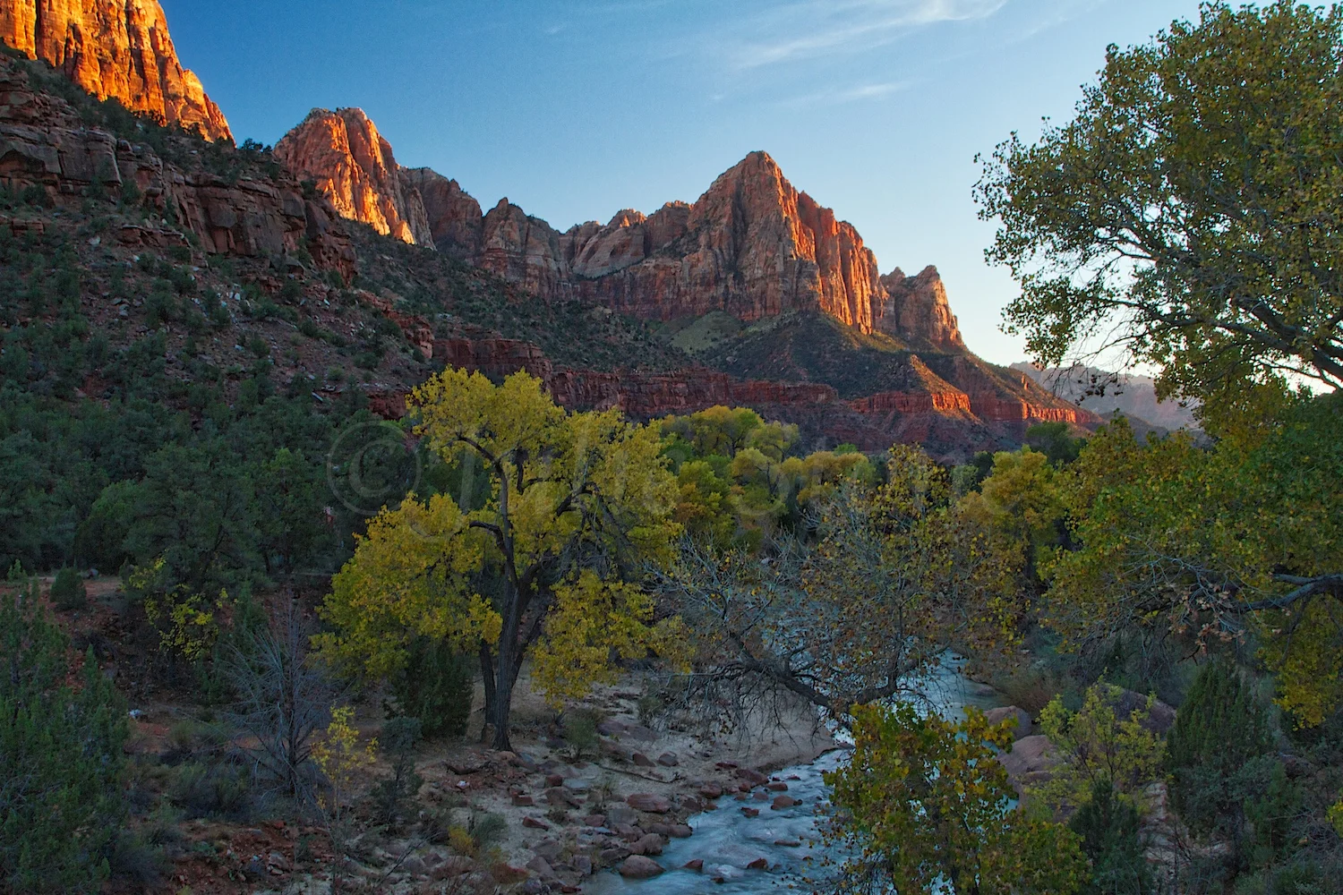 The Watchman at Sunset Fall 2014